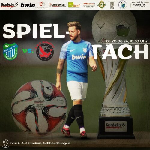 Grafikdesign 2 1. Runde Krombacher Pokal Am kommenden Dienstag treffen die Knappen zuhause im Pokal auf | Augustin-Foto.de